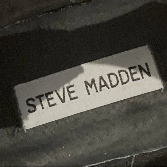 STEVE  MADDEN Sz 7 Moto Style Zipper Buckle Booties - Picture 11 of 15